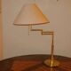 Relux Milano multi-adjustable brass table lamp, Italy 1970s