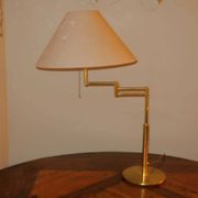 Lampe de table multi-réglable en laiton Relux Milano, Italie, années 1970