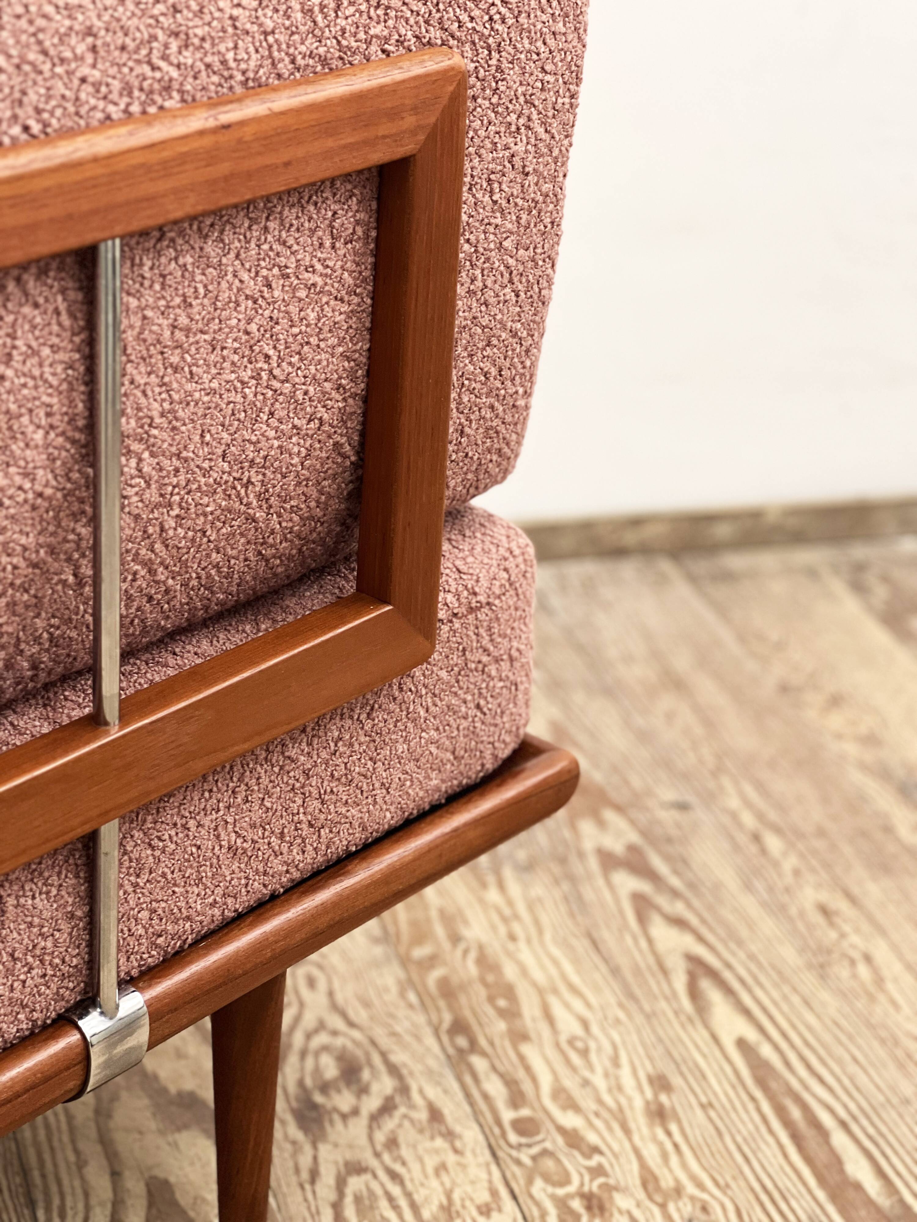 Canapé danois 2 places du milieu du siècle, série Minerva par Peter Hvidt et Orla Mølgaard Nielsen, France & So