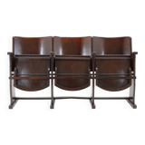 1970s 3-Seater Cinema Bench by TON, Czechoslovakia