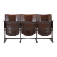 1970s 3-Seater Cinema Bench by TON, Czechoslovakia