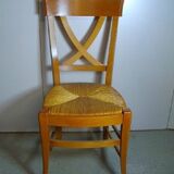 Beech cross chair, work chair
