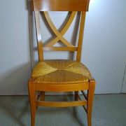 Beech cross chair, work chair