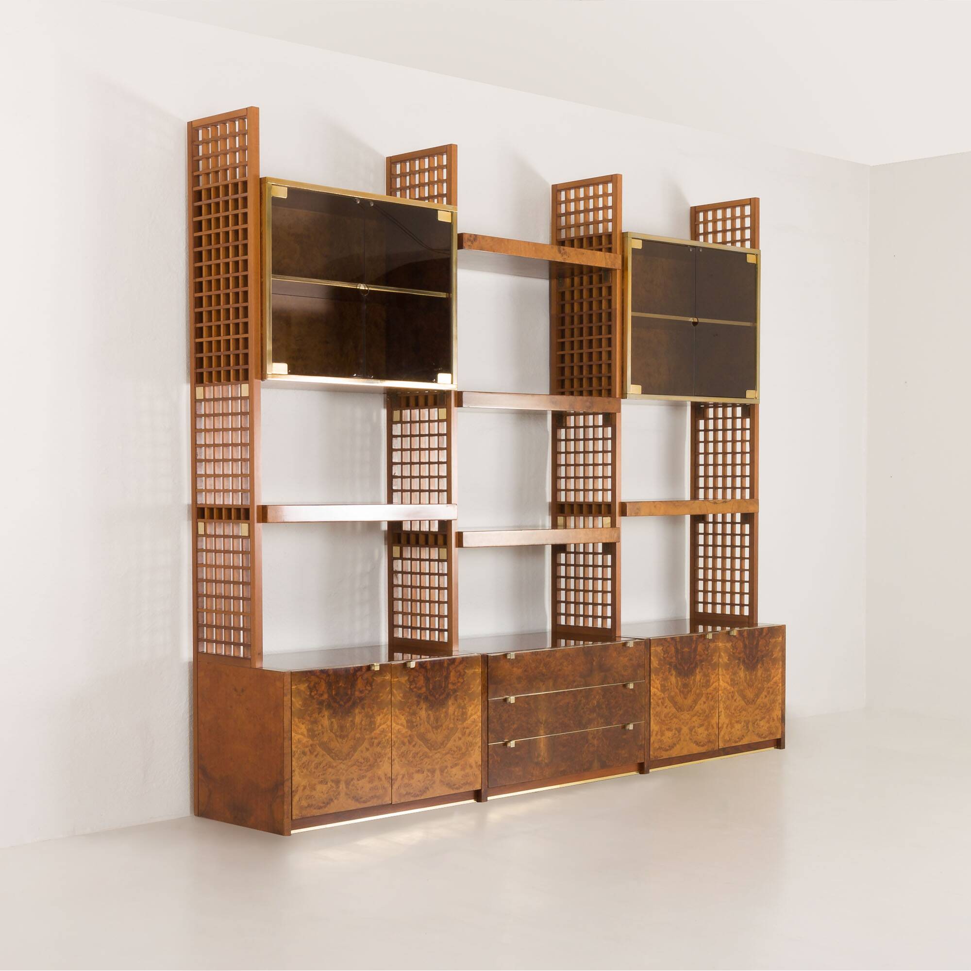 Italian Display Unit or room divider by Gianluigi Gorgoni for Fratelli Turi