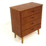 Commode scandinave en teck, Suède, 1960