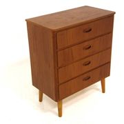 Scandinavian teak chest of drawers, Sweden, 1960