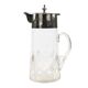 Art Deco wine jug, transparent glass, Germany, 1920s