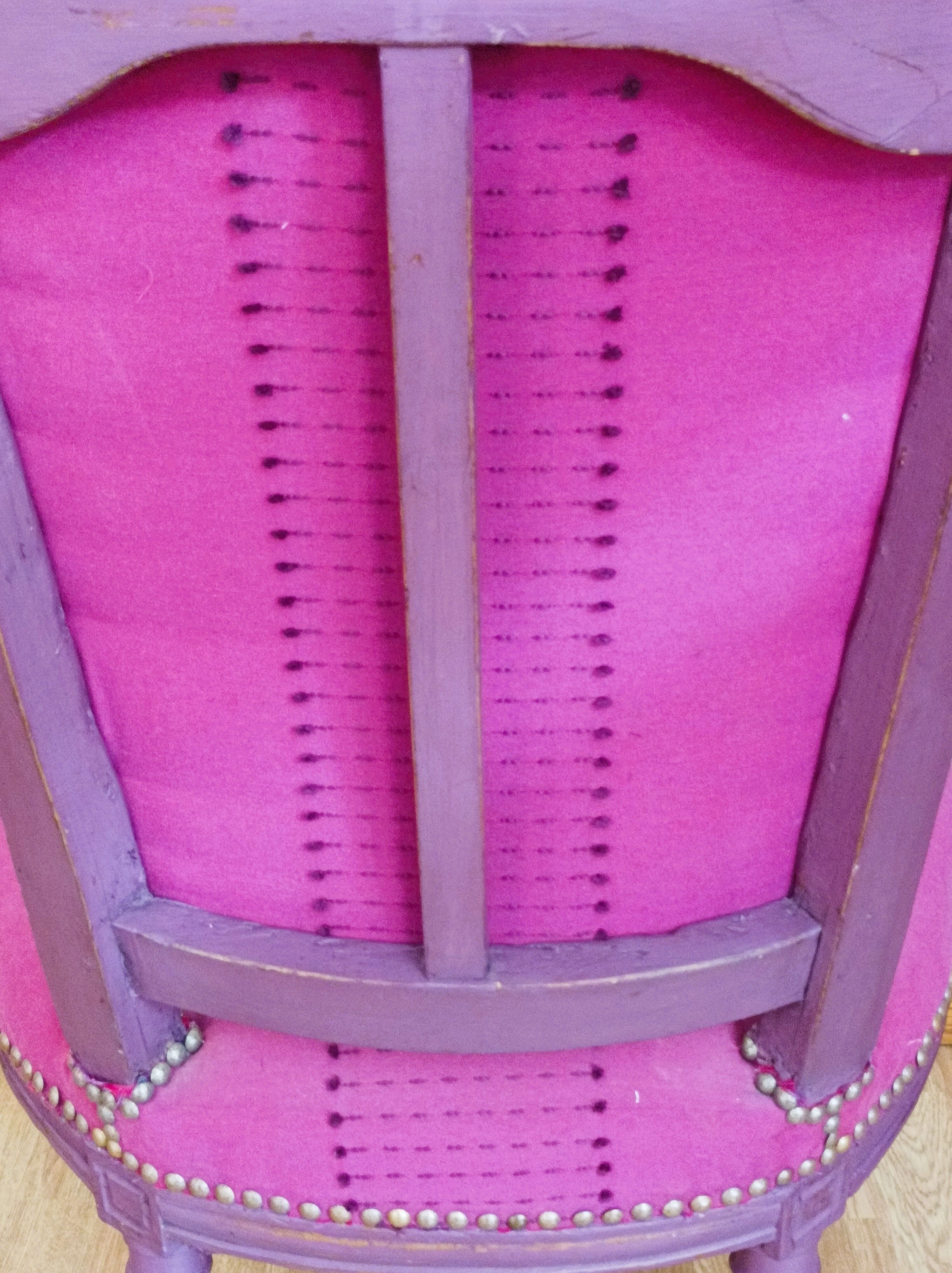 Louis XVI armchair restyled