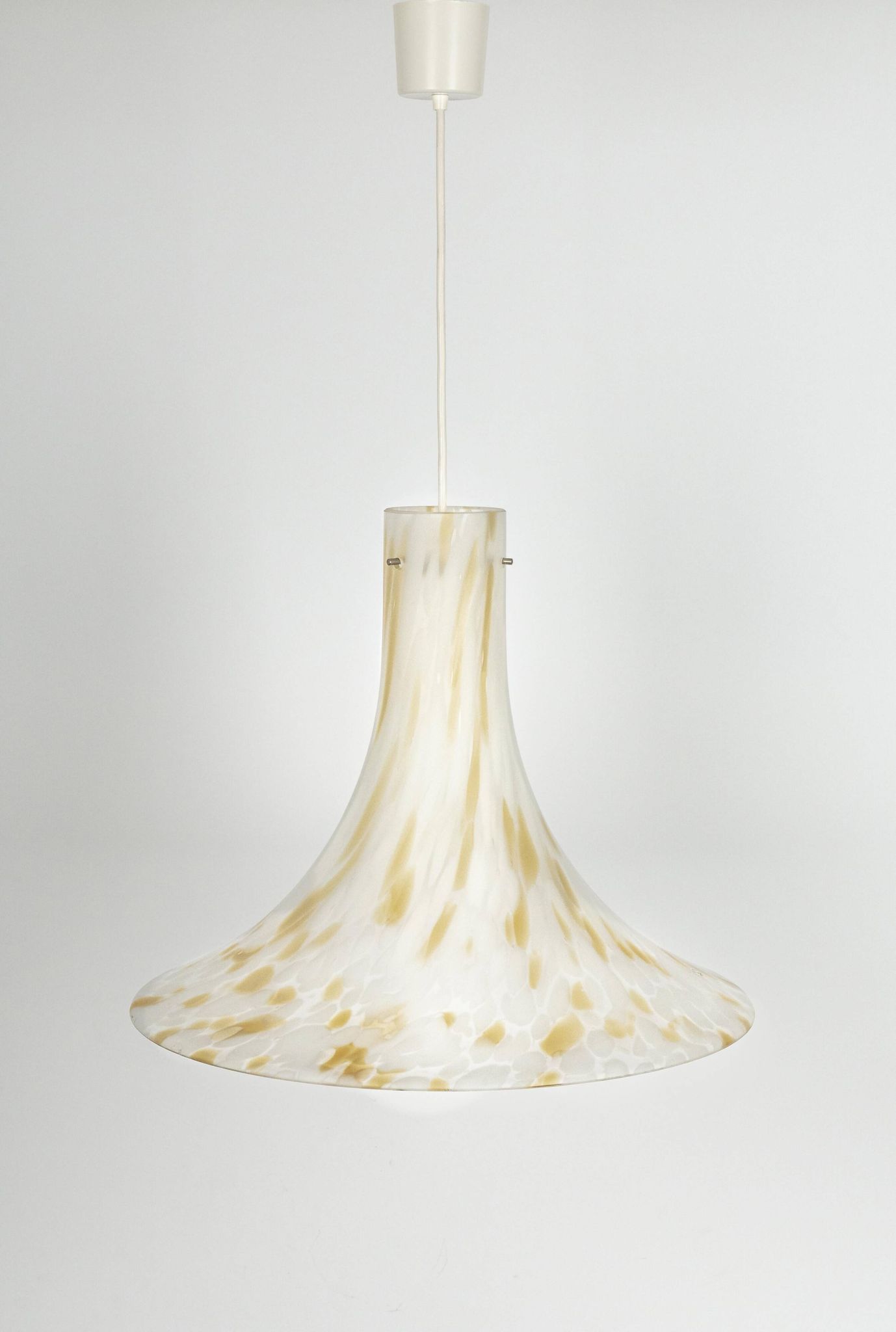 glass pendant by Peill & Putzler, Germany, 1970s