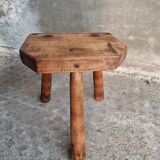 Brocante stool 3-legged plant table