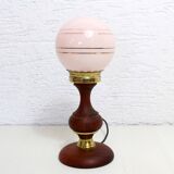 Vintage teak table lamp