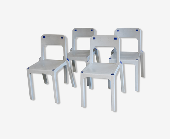 4 chaises Altaïr de Henry Massonnet pour Stamp