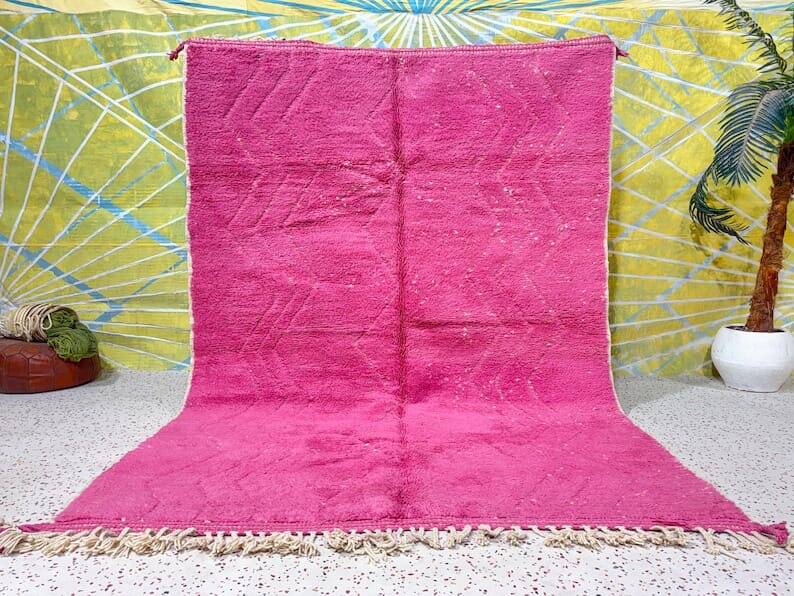 Handmade pure wool rug, size 1.5/2.5 m.