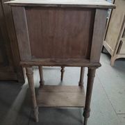 Solid wood bedside table ready to paint old vintage door flea marketspritdantan