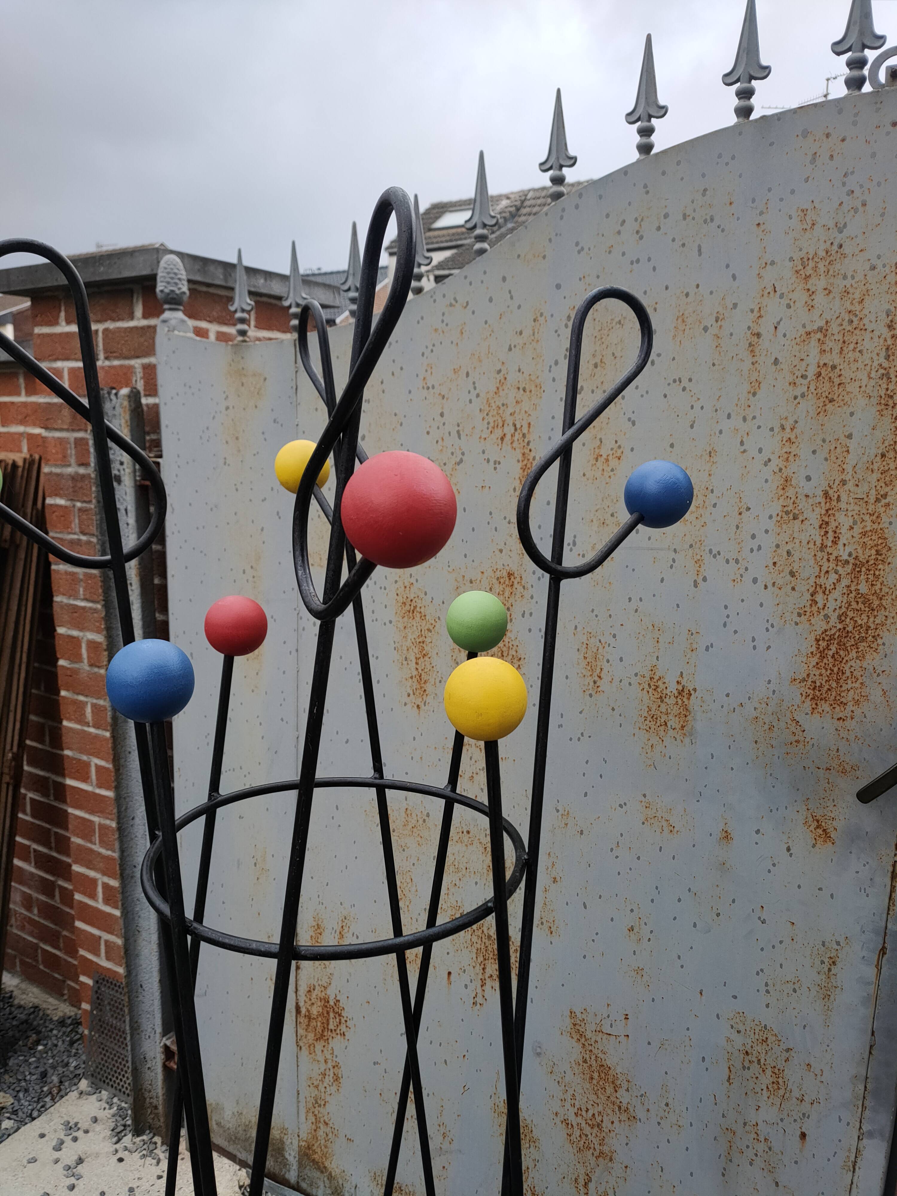 vintage treble clef coat rack