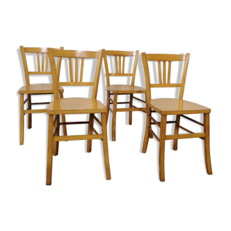 Lot de 4 chaises de bistrot Luterma