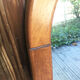 Miroir ovale en bois 148cm