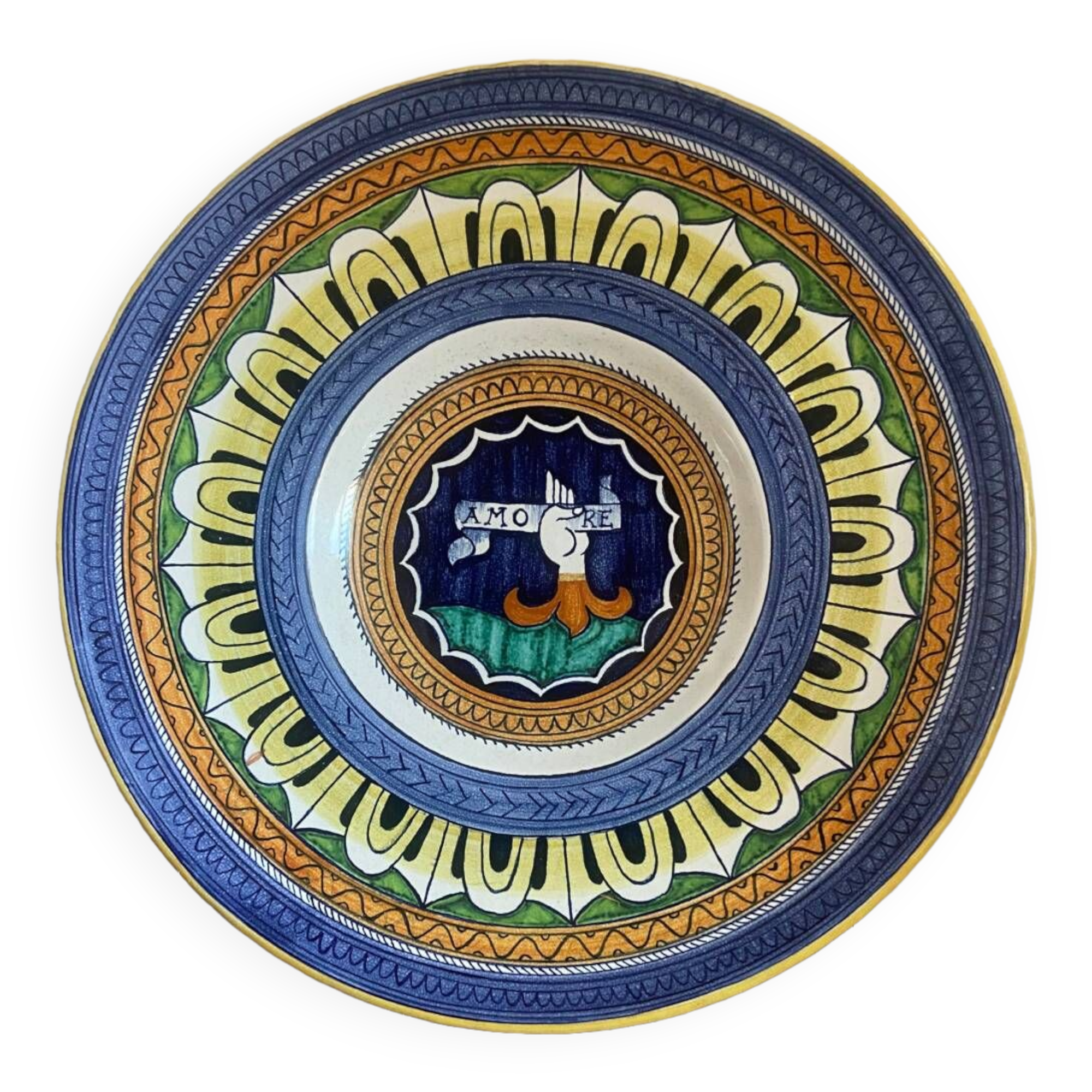 Vintage Italian “amore” plate