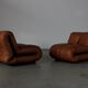 Pagru lounge chairs by Claudio Vagnoni for 1p - Italy 1970s