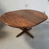 Table ronde extensible baumann en chêne par casala