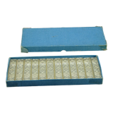 Set of 12 vintage crystal knife holders