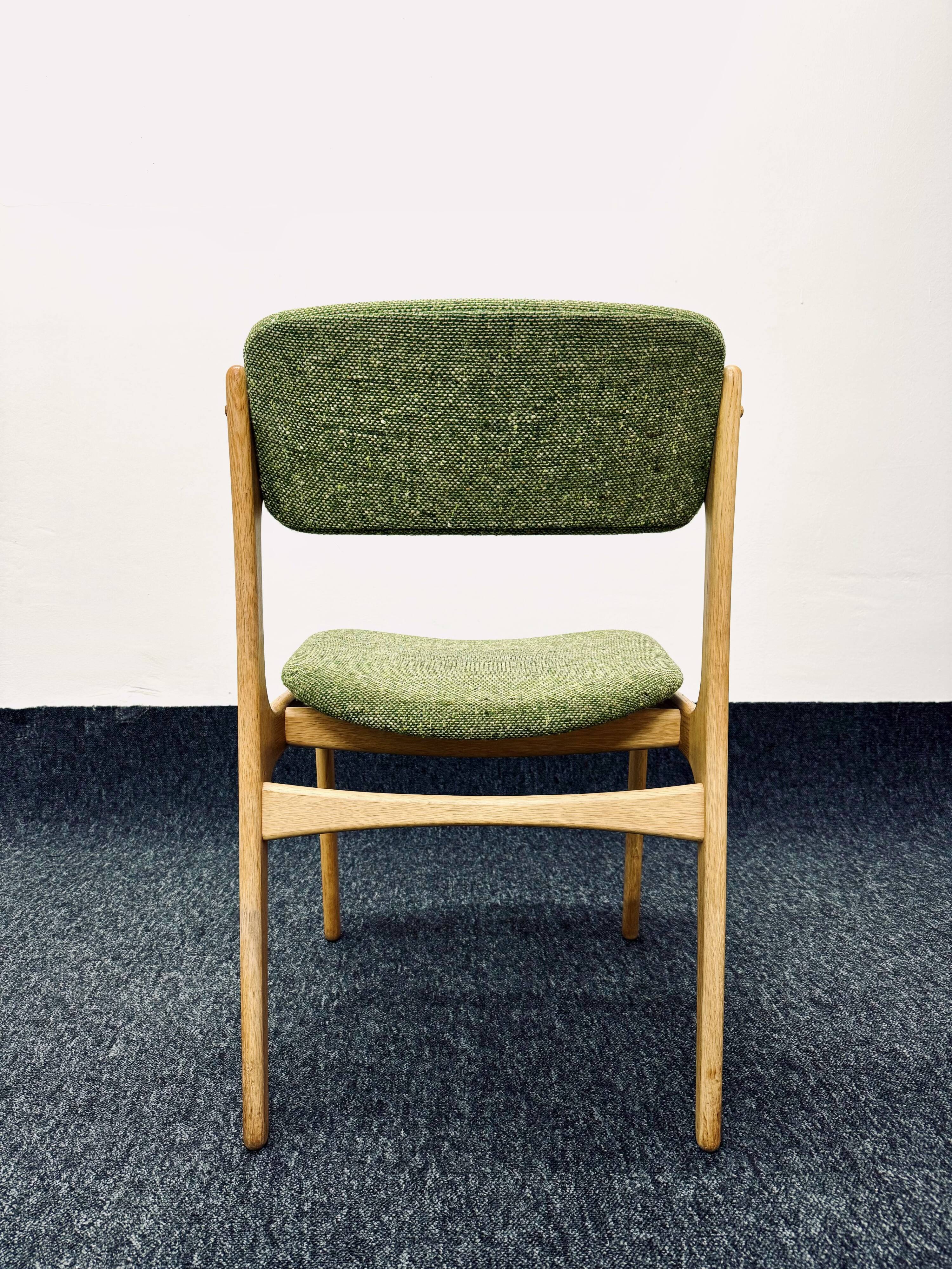 Set of 4 Danish Oak Dining Chairs by Erik Buch for O.D. Mobler