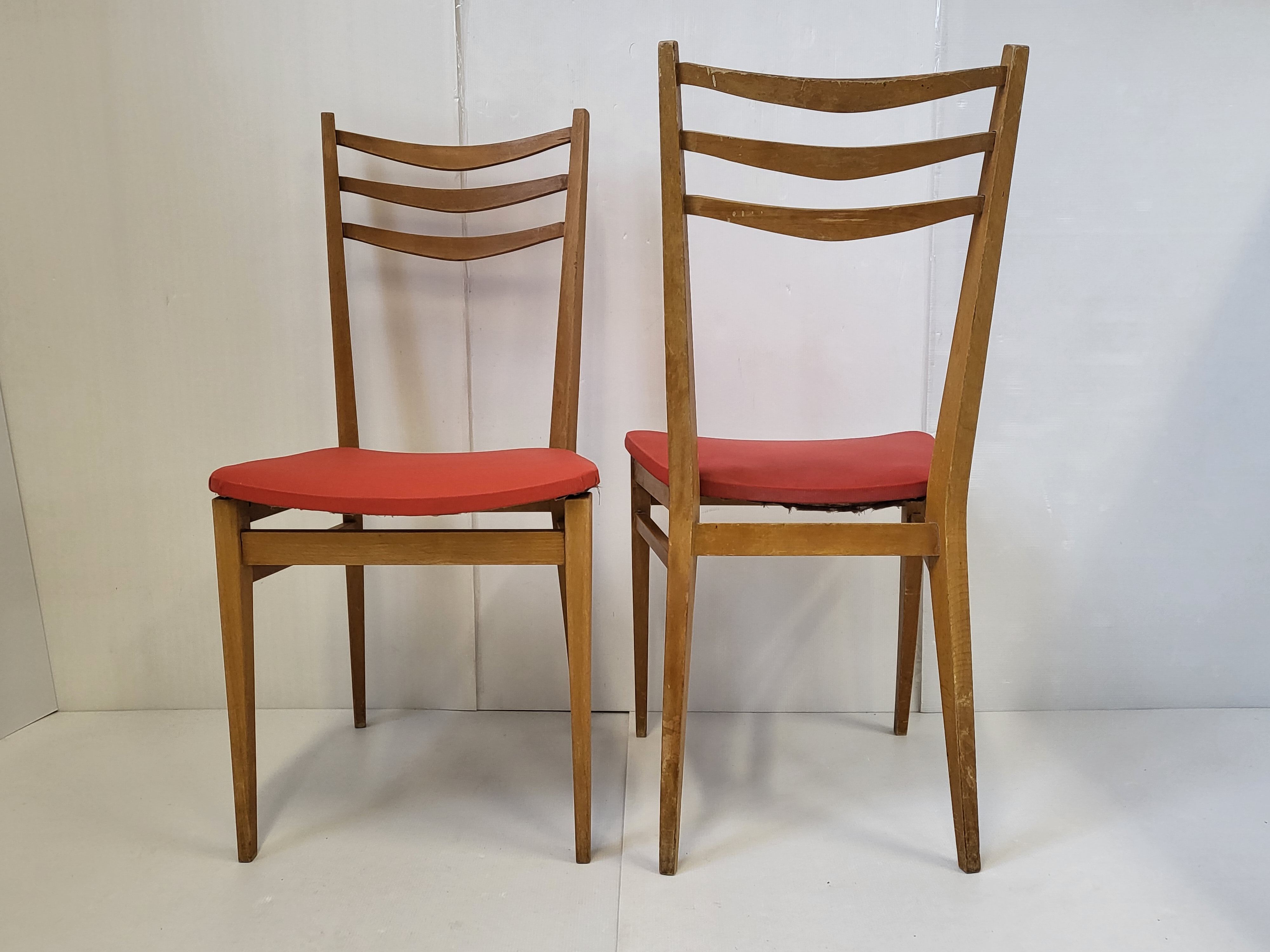 Suite of 5 chairs 1950