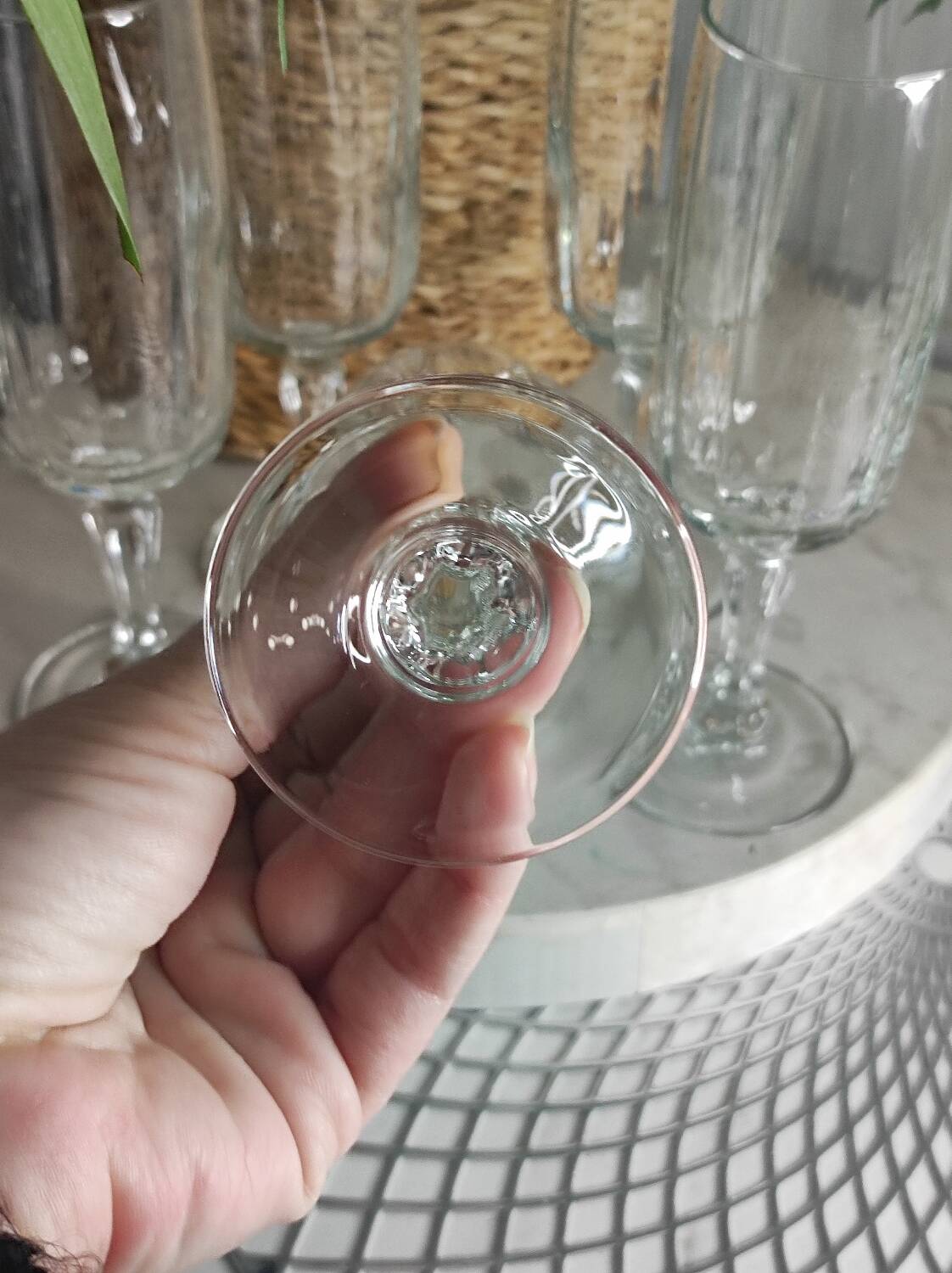 Bergamo crystal flutes