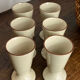 Six stoneware mazagrans