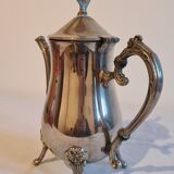 Silver vintage teapot