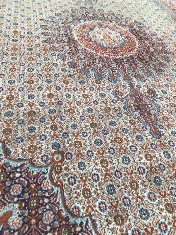 Large vintage Persian rug Mills handmade 200 x 300 cm