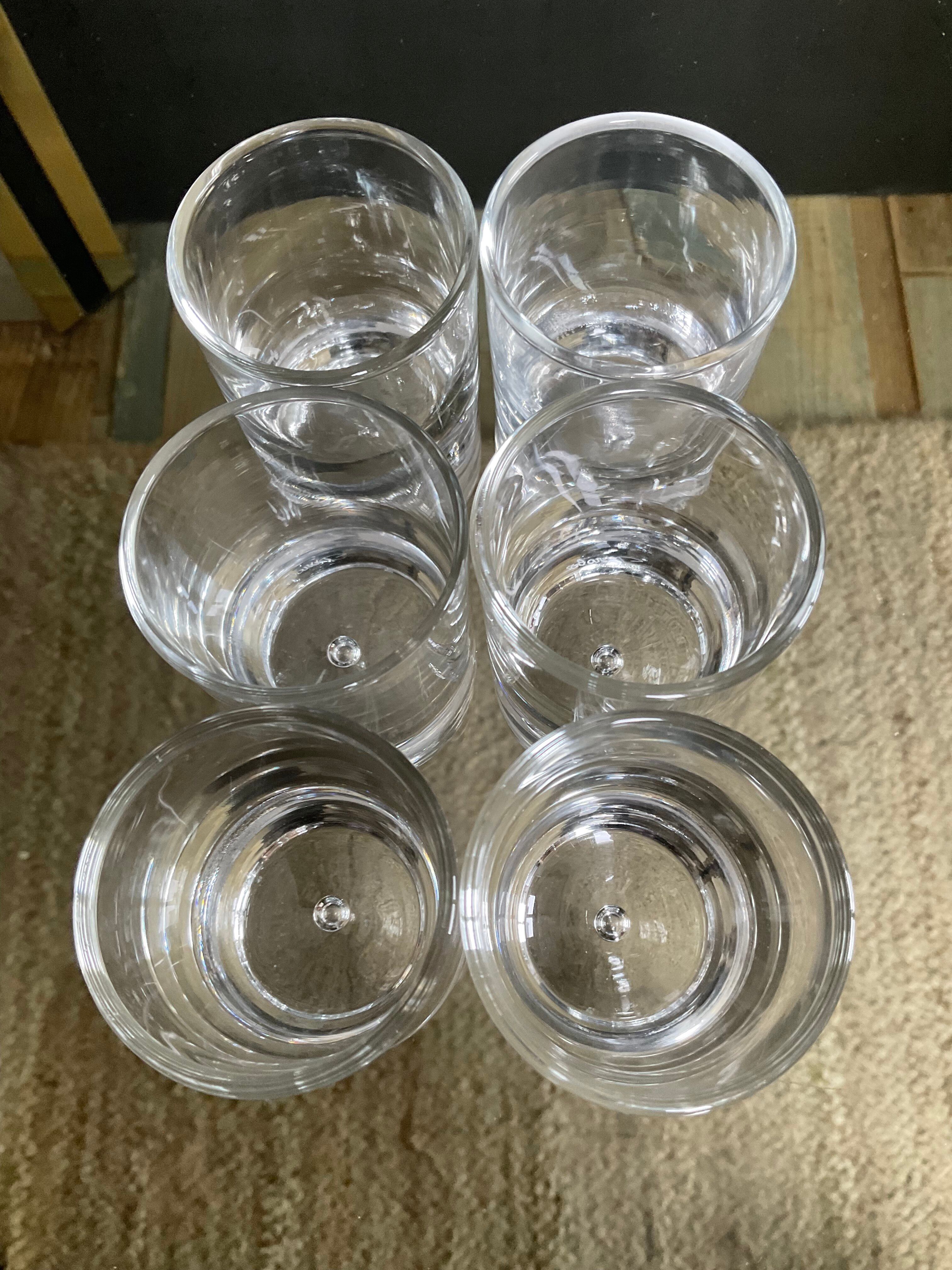 Set of 6 vintage shot glasses