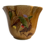 Cache pot en barbotine