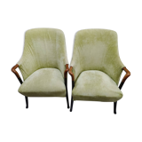 Pair of Progetti chairs for Giorgetti