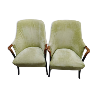 Pair of Progetti chairs for Giorgetti