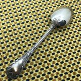 Silver-plated dessert spoon from Christofle, Marly model