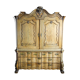 Dutch cabinet oak - circa 1850