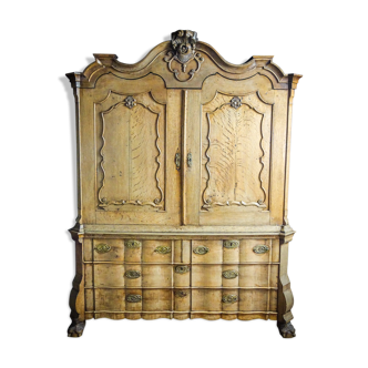 Dutch cabinet oak - circa 1850