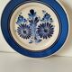 Assiette HB Quimper décor floral années 60-70