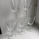 Set of 5 crystal wine glasses 50-60s