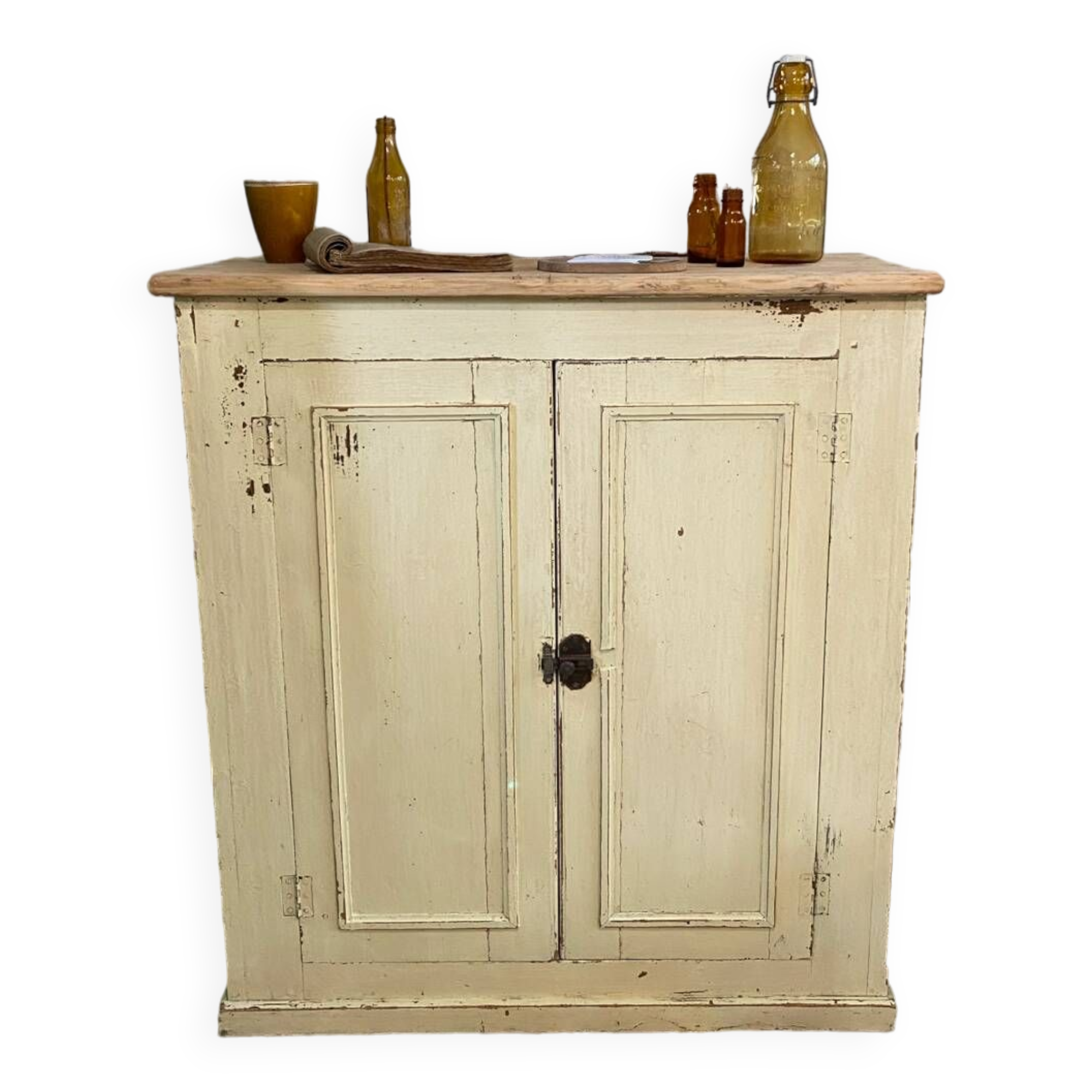 Beige patinated sideboard