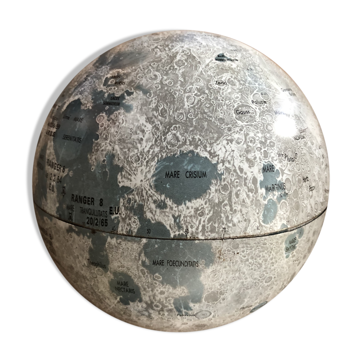 Rare globe Moon vintage