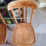 Old bistro chairs