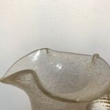 Frosted effect crystal pitcher from baccarat