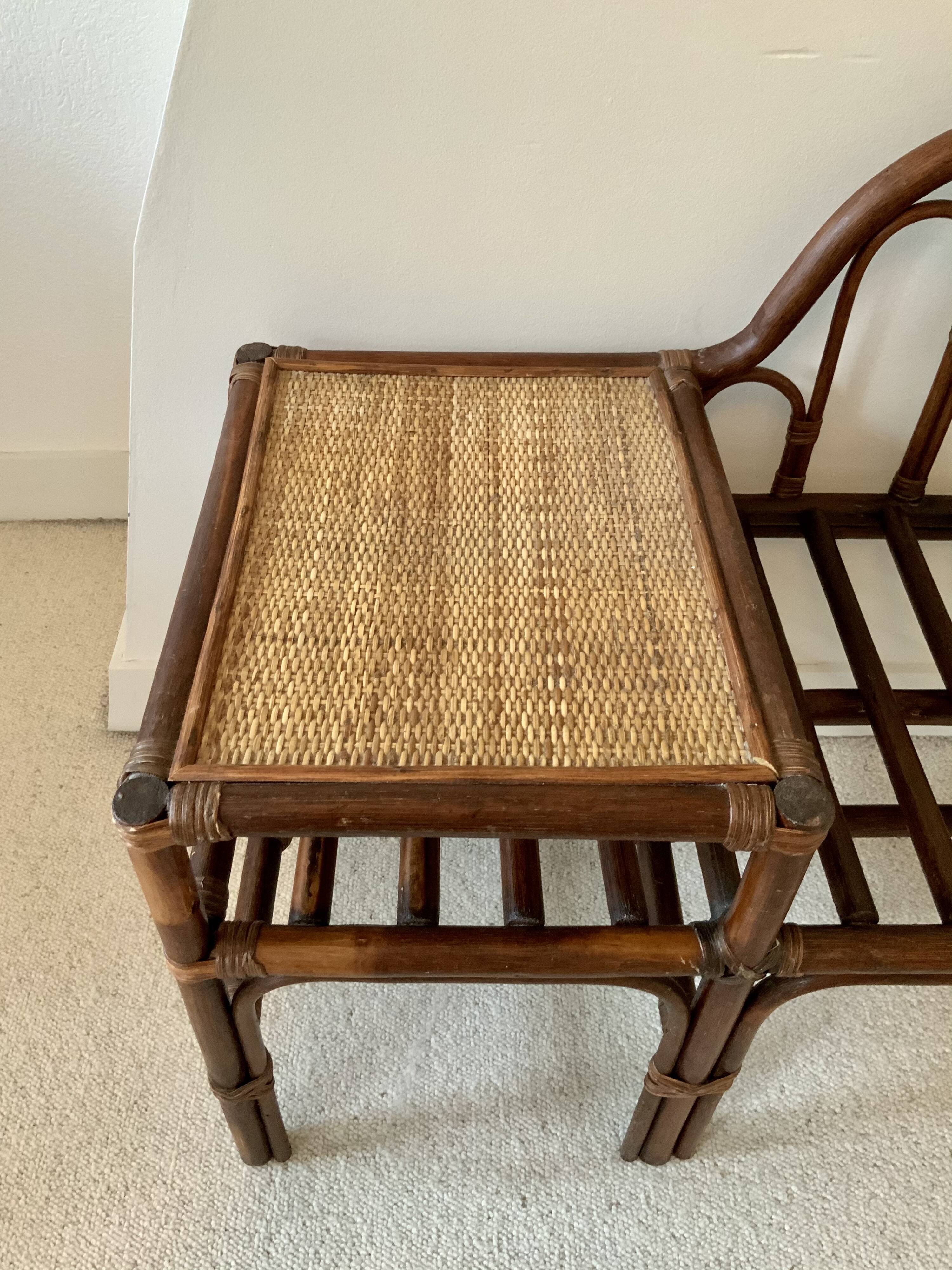 Rattan phone furniture