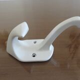 White lase metal patère 70s