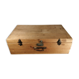 Old wooden suitcase - vintage
