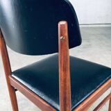 Mid-Century Dutch Design Dining Chairs, 1960s, Set of 4