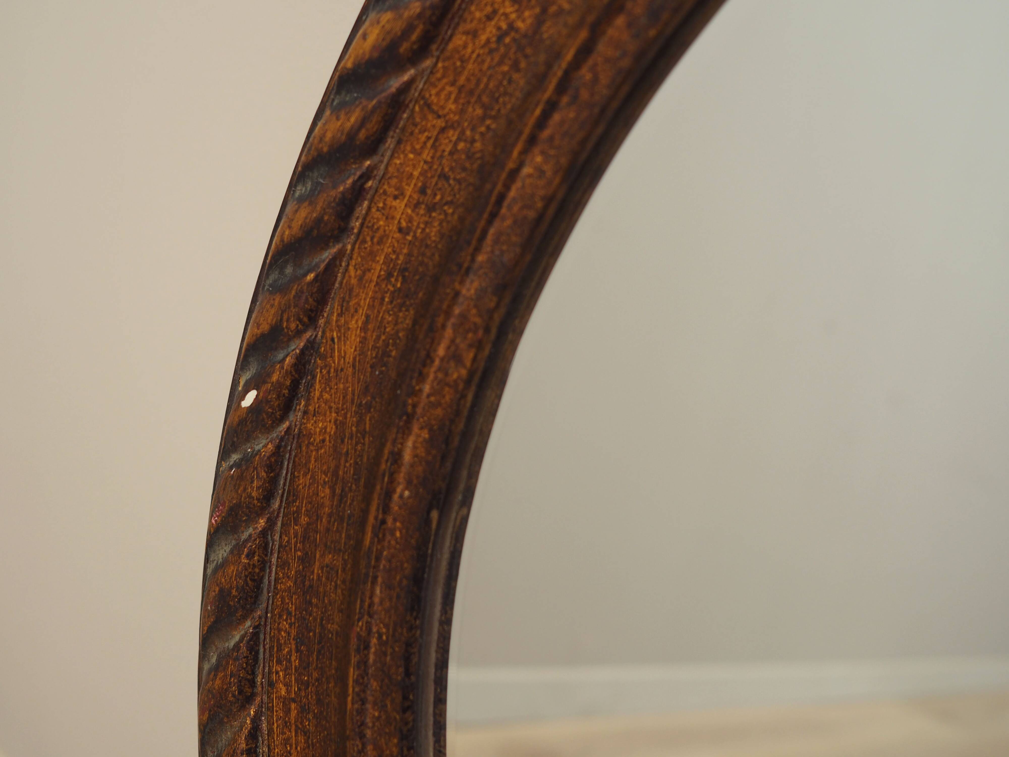 Mirror in wooden frame, Danish design, 1960s, production: Denmark