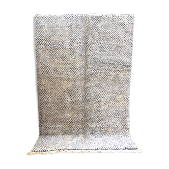 Moroccan Berber carpet Beni Ouarain speckled majorelle blue 3,01x2m